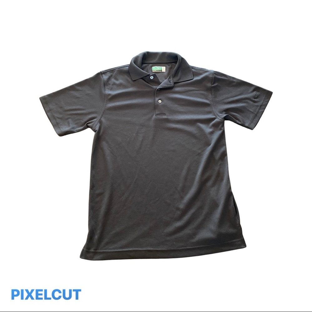 GOLF SHIRT!BLACK! Size is kids small